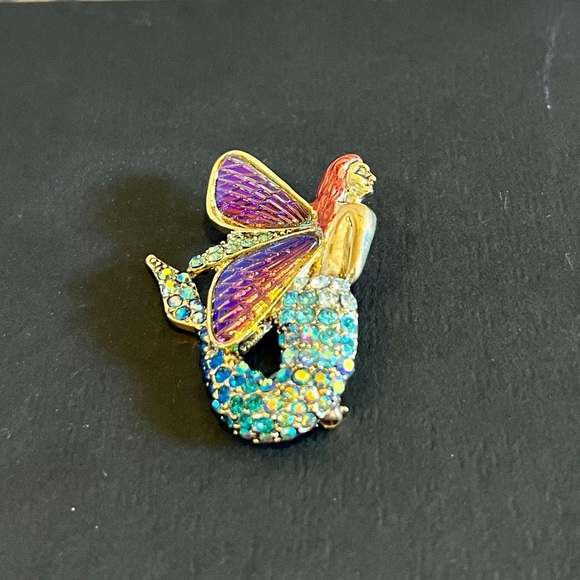 Colorful Mermaid Kirks Folly Pin Brooch🧜🏼♀️ - Picture 3 of 4